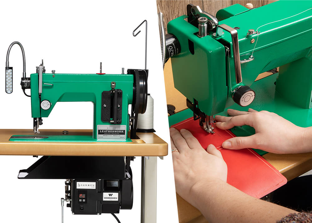 A high-quality sewing machine is the ultimate in leather stitching tools for a DIYer.